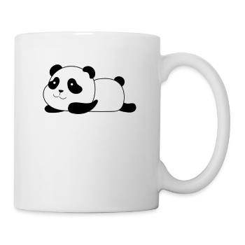 fauler Panda - Tasse - Weiß - Rechts