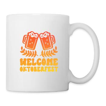 Welcom Fest Oktober Beer - Tasse - Weiß - Rechts
