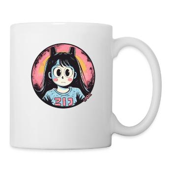 Anime Cartoon The Average Funny Girl - Mug - white - Right