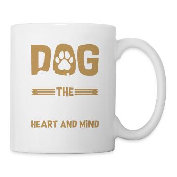 Dog Trainer The Competence With Heart & Mind Train - Mug - white - Right