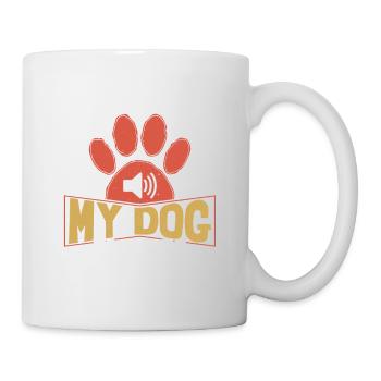 Don't Make Me Use My Dog Trainer Voice Training b - Mug - white - Right