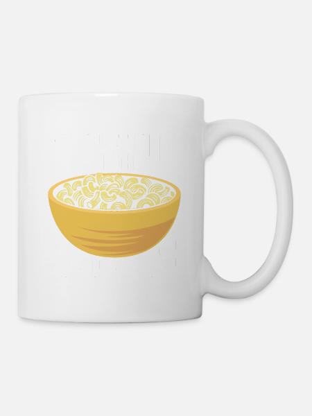 Mac And Cheese Makkaroni - Tasse - Weiß