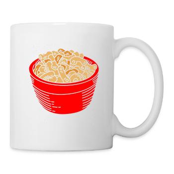 Mac And Cheese Makkaroni - Tasse - Weiß - Rechts