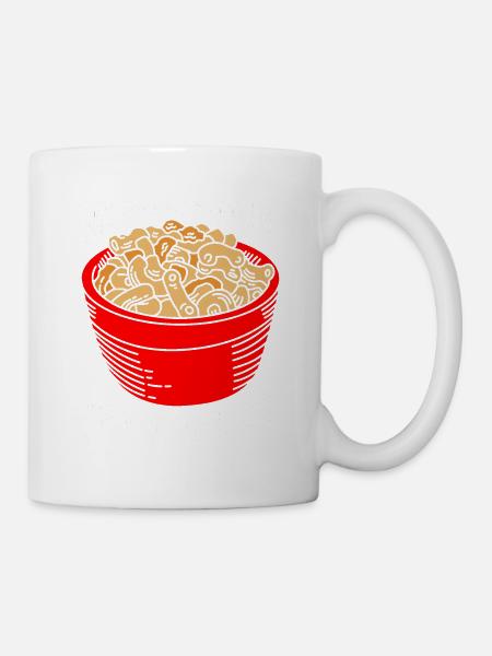 Mac And Cheese Makkaroni - Tasse - Weiß