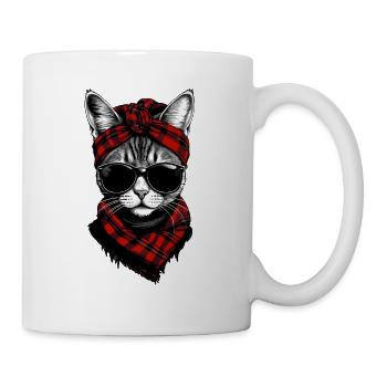 Cute Cat Mom Cat Lover Style - Mug - white - Right