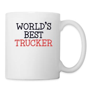 World's Best Trucker Trucker Legends Truckie - Mug - white - Right