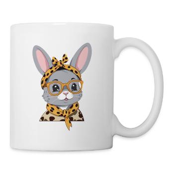 Maman Lapin Mignon Lapin Mère Mignon Lapin de Pâques - Mug blanc - blanc - Droite