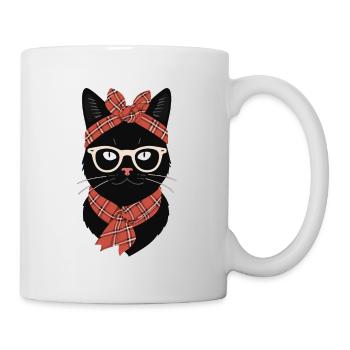 Cute Cat Mom Cat Lover Mom Style - Mug - white - Right
