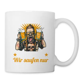 the long-haired man marries bachelor party bachelor party - Mug - white - Right