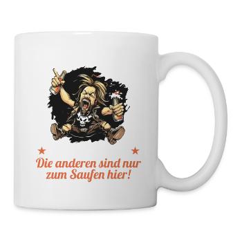 the long-haired man marries bachelor party bachelor party - Mug - white - Right