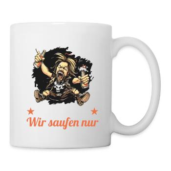 the long-haired man marries bachelor party bachelor party - Mug - white - Right