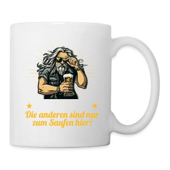 the long-haired man marries bachelor party bachelor party - Mug - white - Right