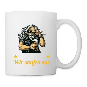 the long-haired man marries bachelor party bachelor party - Mug - white - Right