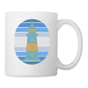 Lighthouse Signal Maritime Lighthouses - Mug - white - Right