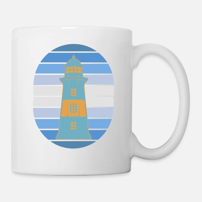 Phare Signal Phares maritimes - Mug blanc - blanc