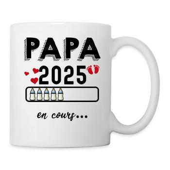 Annonce Grossesse Futur Papa En Cours - Mug blanc - blanc - Droite
