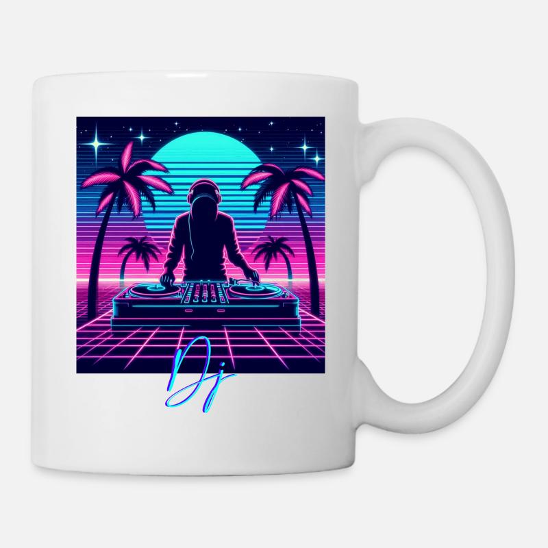 Dj - Mug blanc - blanc