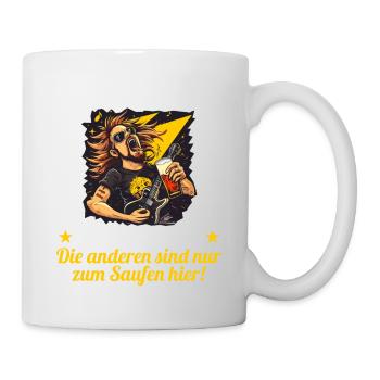 the long-haired man marries bachelor party bachelor party - Mug - white - Right