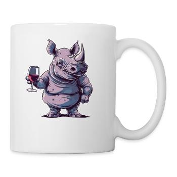 Vinozeros Weinkenner Weintrinker Weinliebhaber - Tasse - Weiß - Rechts