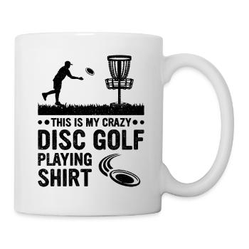 C’est ma chemise de disc golf fou Disc Golf - Mug blanc - blanc - Droite