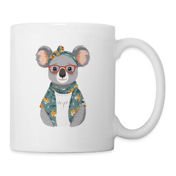 Drôle Koala Maman Mignon Maman Koala Ours - Mug blanc - blanc - Droite