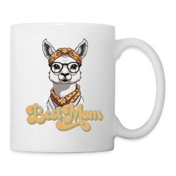 Llama Loving Mom Funny Mom Design - Mug - white - Right