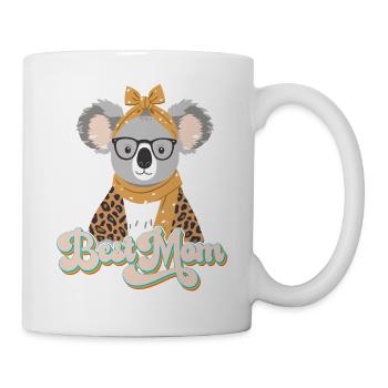 Drôle Koala Maman Mignon Maman Koala Ours - Mug blanc - blanc - Droite