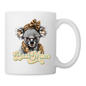 Drôle Koala Maman Mignon Koala Ours Amour - Mug blanc - blanc - Droite