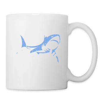 Rettet die Haie - Stoppt das Finning - Tasse - Weiß - Rechts