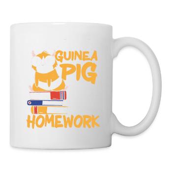 Cochon d’Inde Animal de compagnie - Mug blanc - blanc - Droite