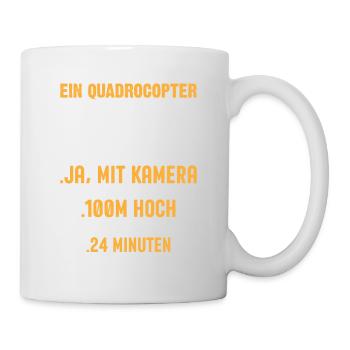 Drone Pilot Gift Flying Quadcopter Pilot - Mug - white - Right