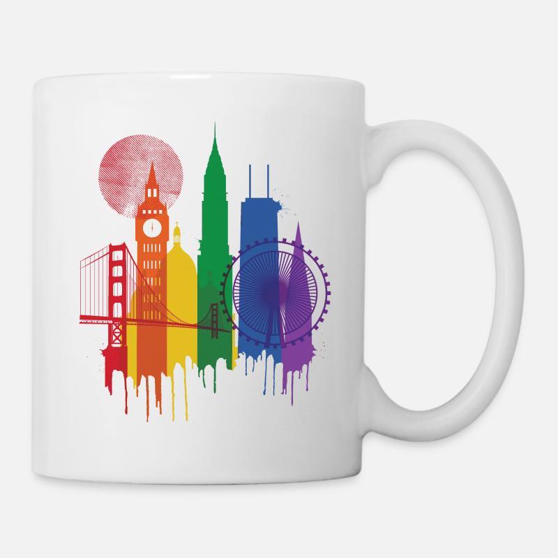 Fierté de la ville - Mug blanc - blanc