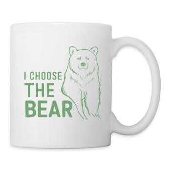 I choose the bear in the woods Sarcastic Feminist - Mug - white - Right