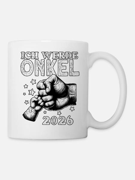 Ich werde Onkel 2026 - Tasse - Weiß