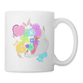 Goose – colors – funny inscription - Mug - white - Right