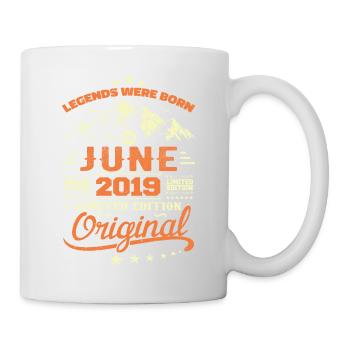 June 2019 Original Born In June 2019 Birthday - Mug - white - Right