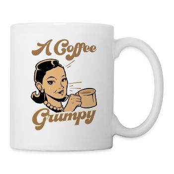 Un café par jour éloigne les - Mug blanc - blanc - Droite