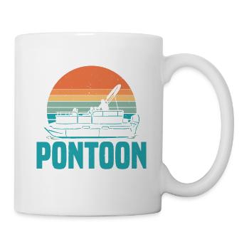 Ain't No Party Like A Pontoon Party 2 - Tasse - Weiß - Rechts