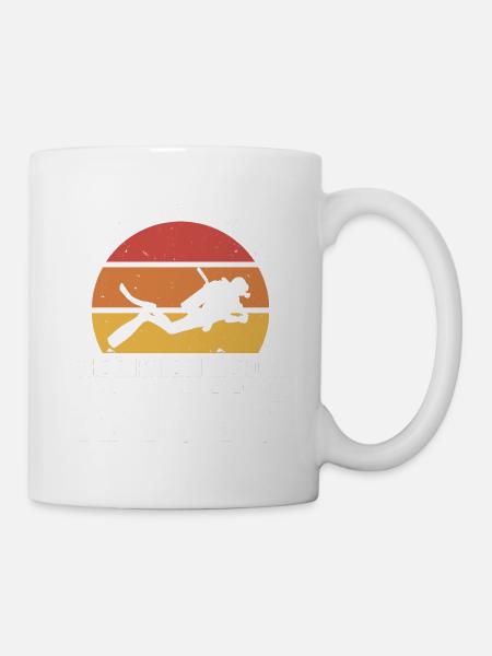 Tauchen Taucher - Tasse - Weiß