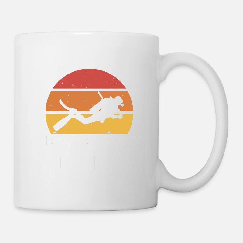 Tauchen Taucher - Tasse - Weiß