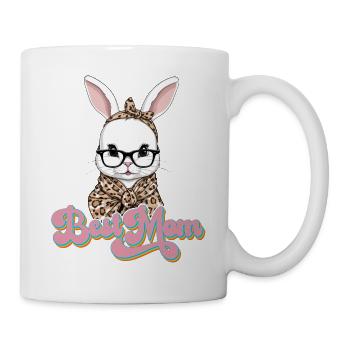 Mommy Bunny Cute Bunny Mom Cute Easter Bunny - Mug - white - Right