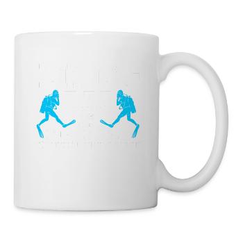 Tauchen Taucher - Tasse - Weiß - Rechts