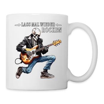 MUSIKER LASS MAL WIEDER ROCKEN - Tasse - Weiß - Rechts