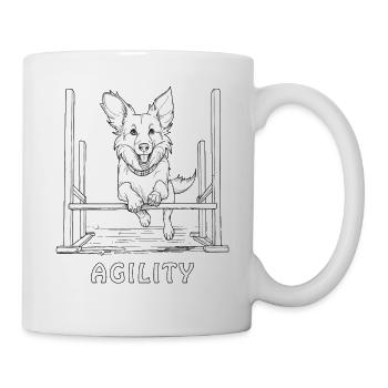 DOG SPORT AGILITY - Mug - white - Right
