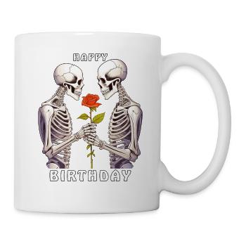 SKELETON HAPPY BIRTHDAY - Mug - white - Right