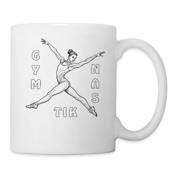 GYMNASTIQUE - Mug blanc - blanc - Droite