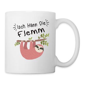 Isch Hann le dialecte de la Sarre - Mug blanc - blanc - Droite