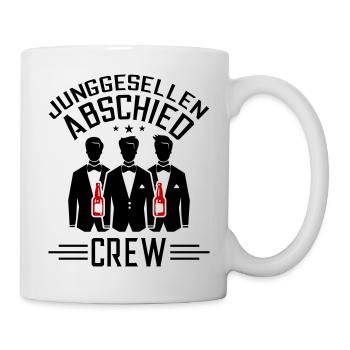 Junggesellen Abschied Crew - Tasse - Weiß - Rechts