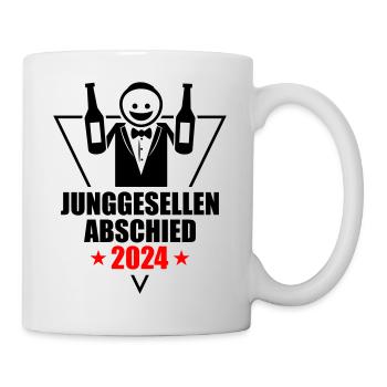 Enterrement de vie de garçon 2024 - Mug blanc - blanc - Droite