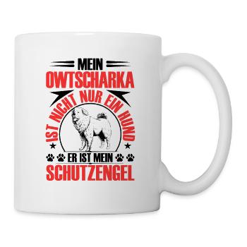 Ovcharka me protège Ovcharka caucasien - Mug blanc - blanc - Droite